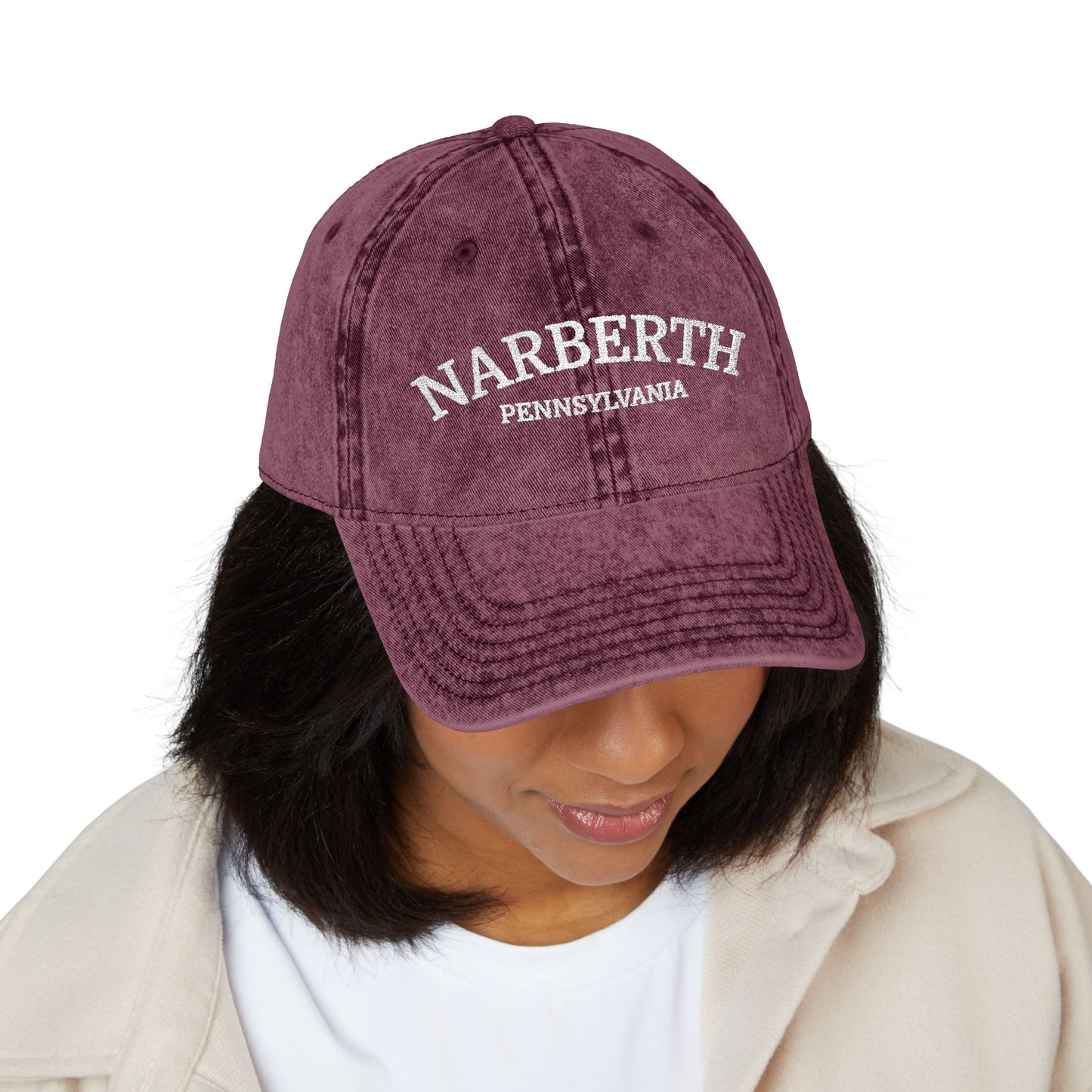 Narberth Embroidered Cap - Burbs Collection