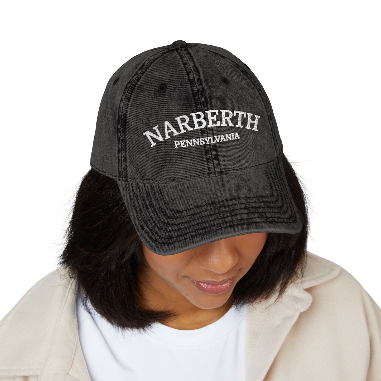 Narberth Embroidered Cap - Burbs Collection