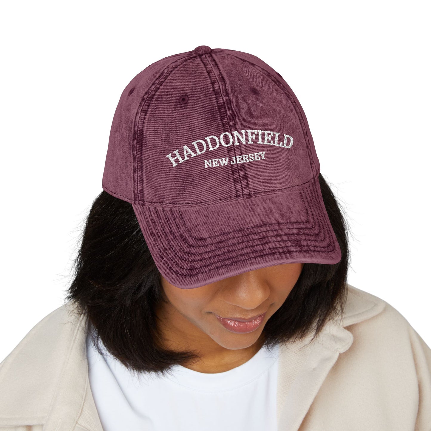 Haddonfield Embroidered Cap - Burbs Collection