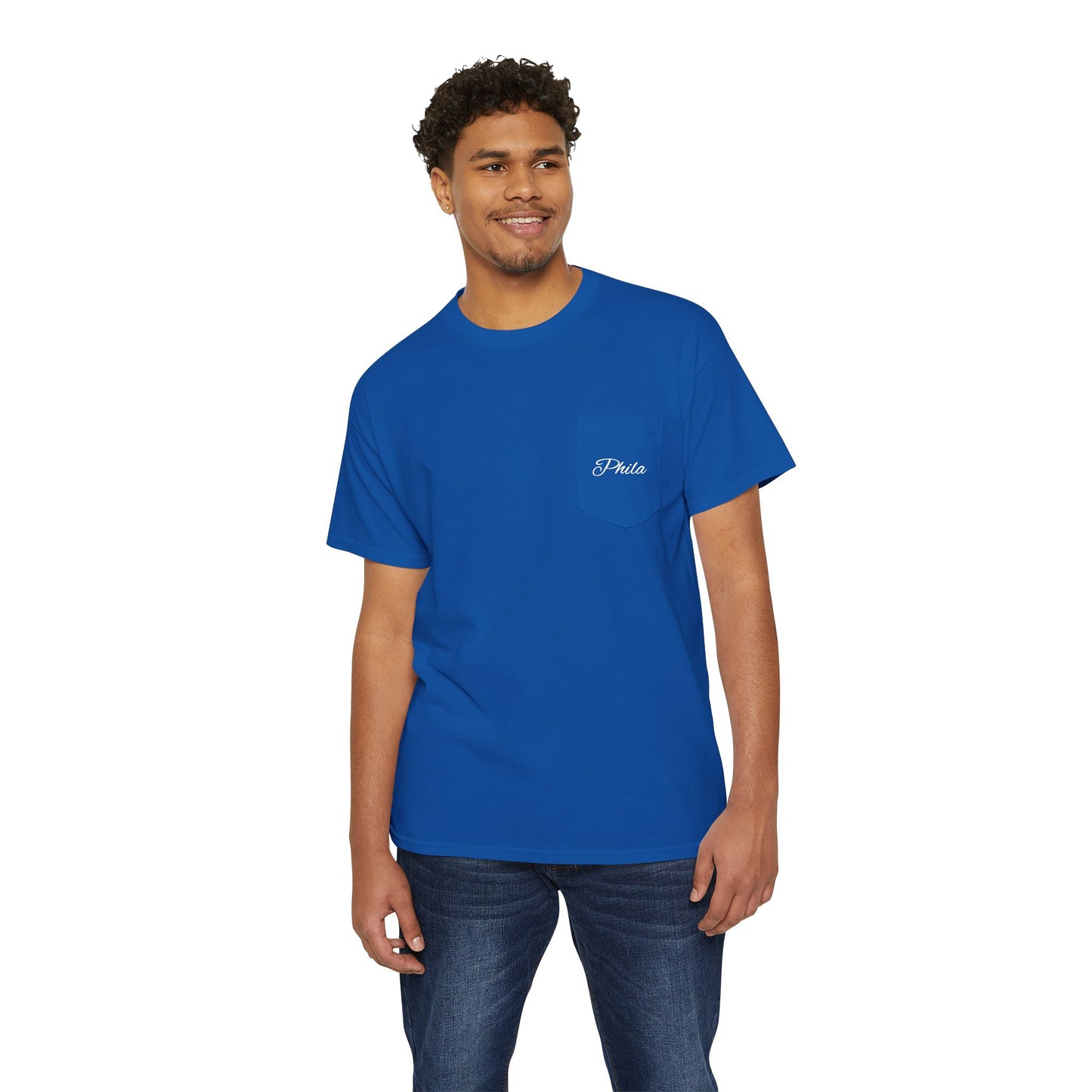Phila Script Pocket Tee Shirt