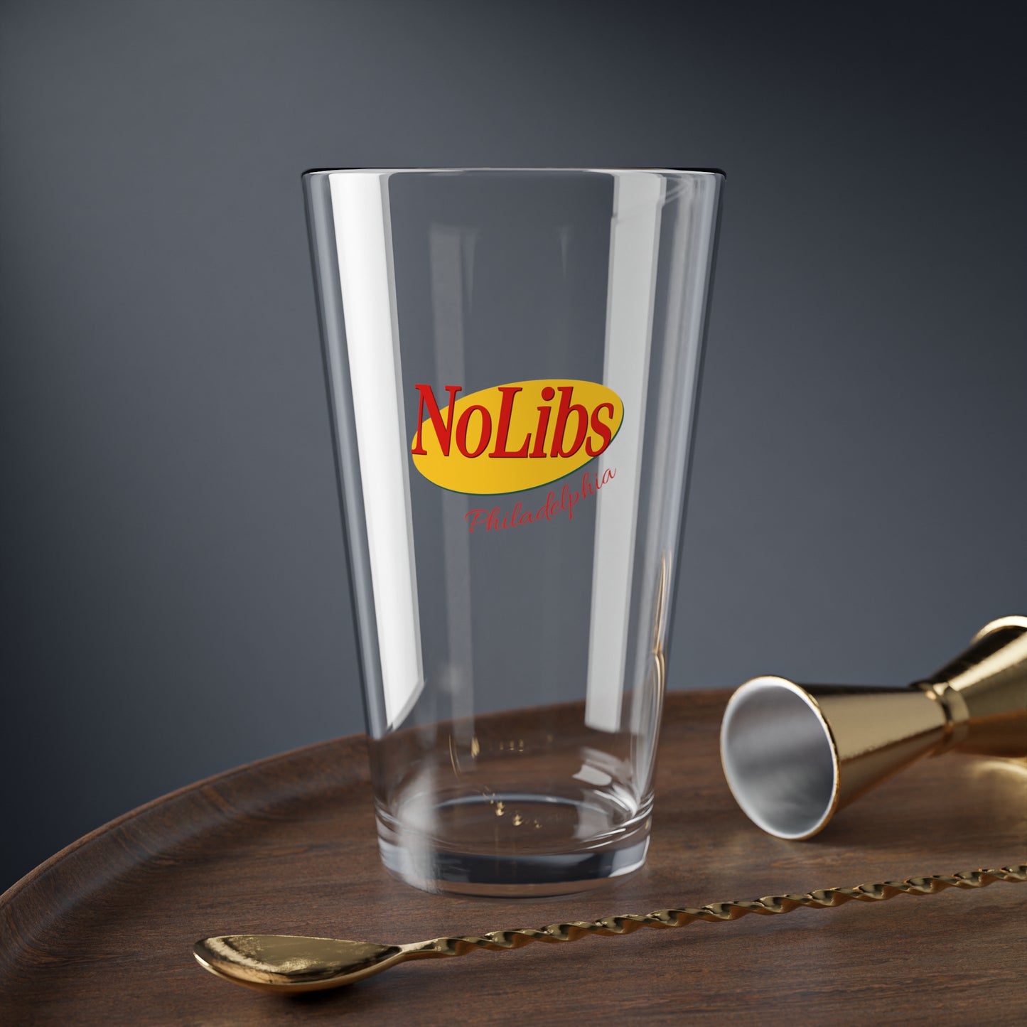 NoLibs Seinfeld Pint Glass