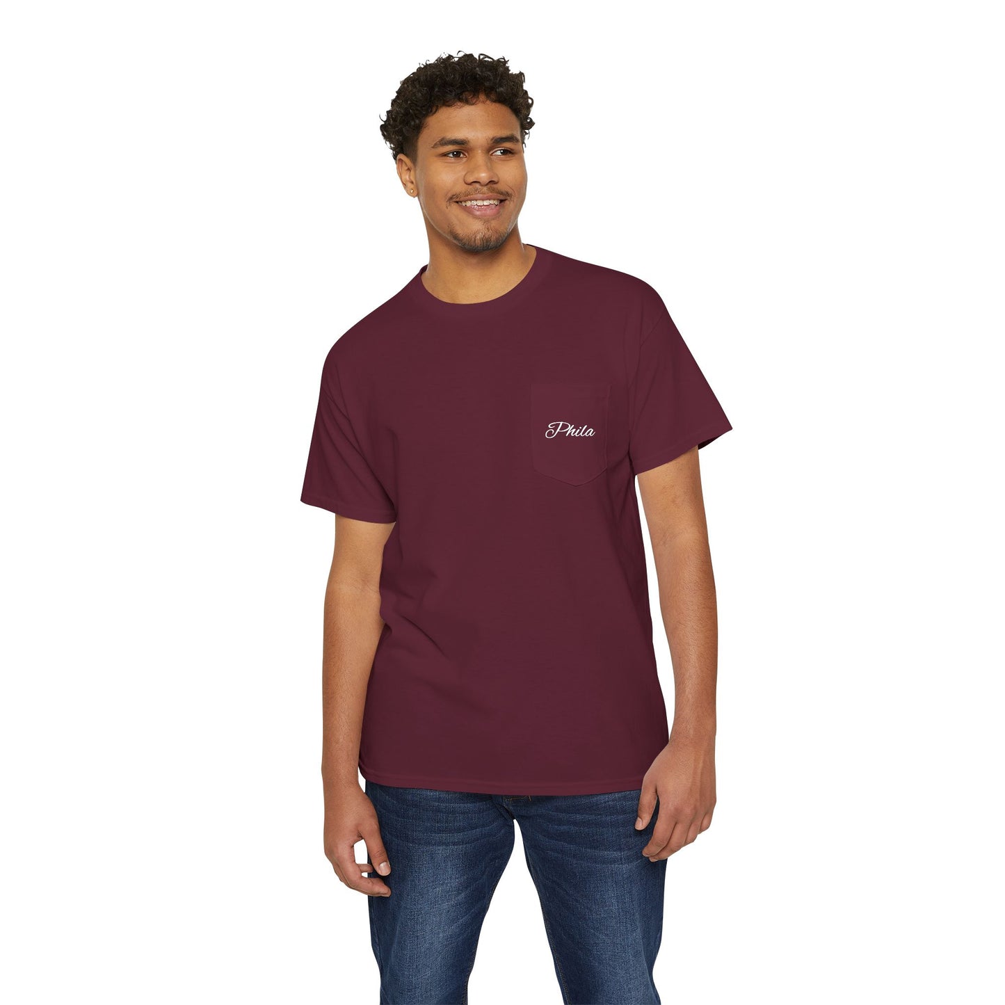 Phila Script Pocket Tee Shirt