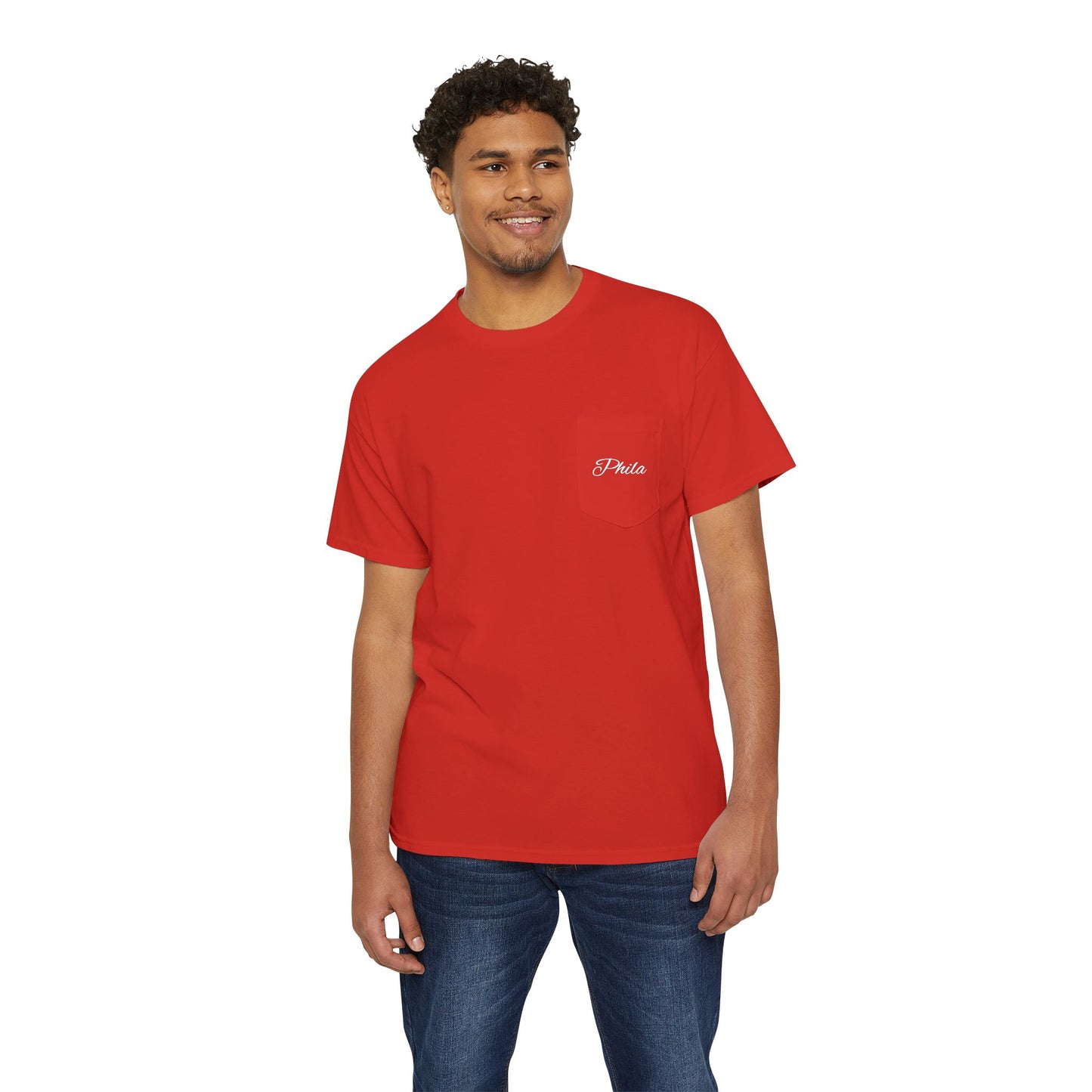 Phila Script Pocket Tee Shirt
