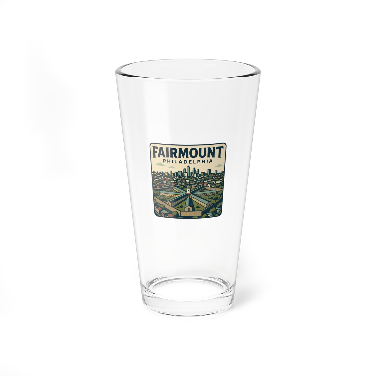 Aerial Fairmount Pint Glass