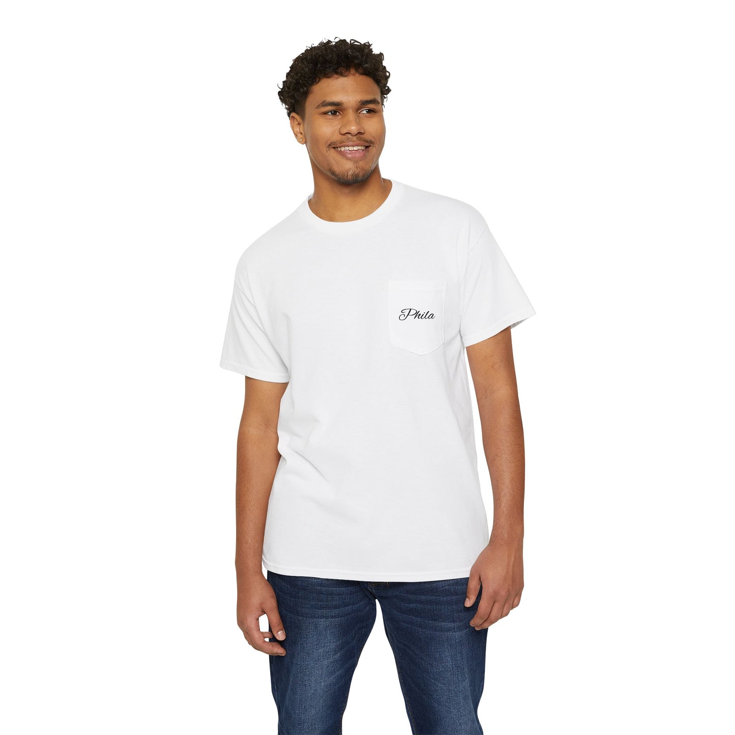 Phila Script Pocket Tee Shirt
